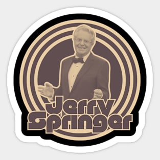 Jerry springer 🔹🔹🔹vintage Sticker